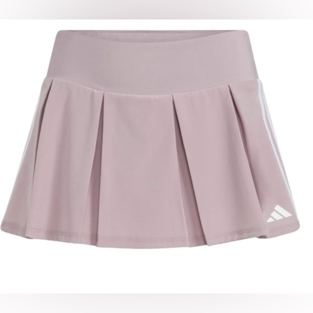 ADIDAS Girls 3 Stripes Pleated Woven Skort size M (10-12)